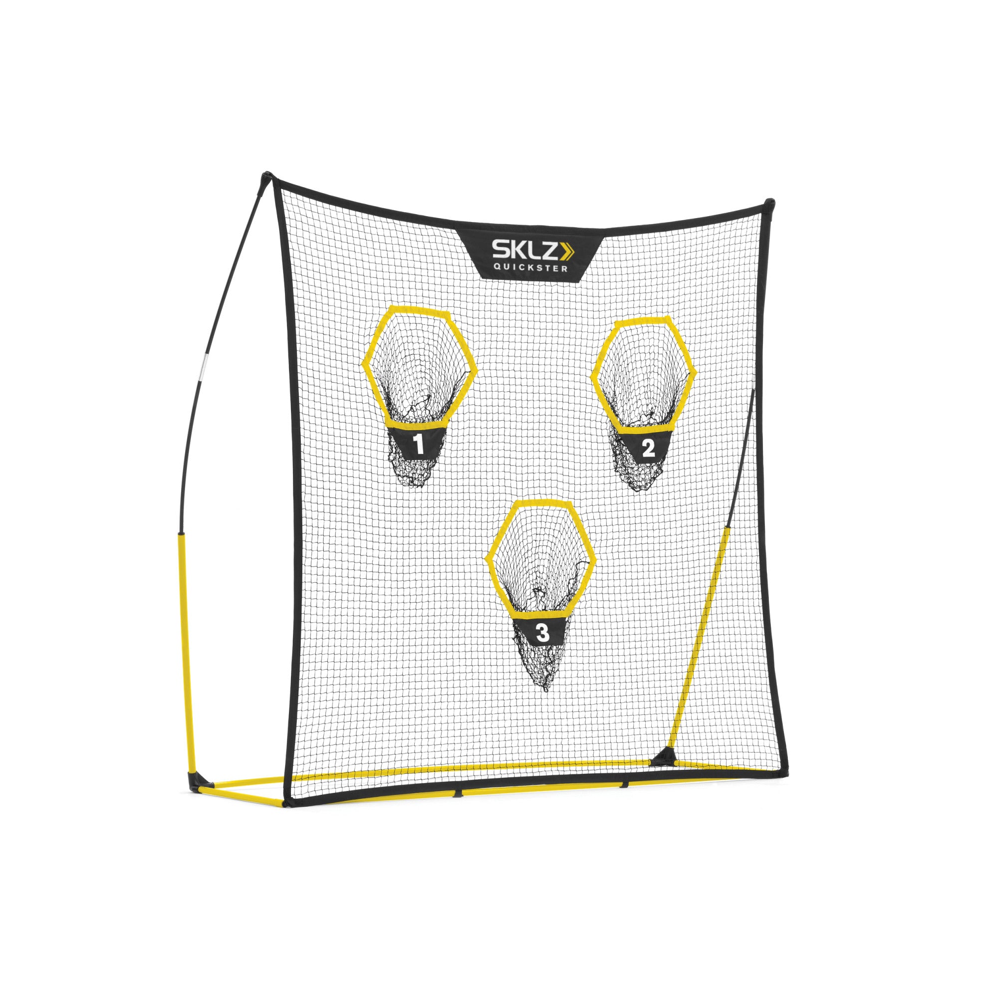sklz-quickster-qb-trainer-tragbares-passing-netz-mit-3-nummerierten-zielzonen-f- image 1